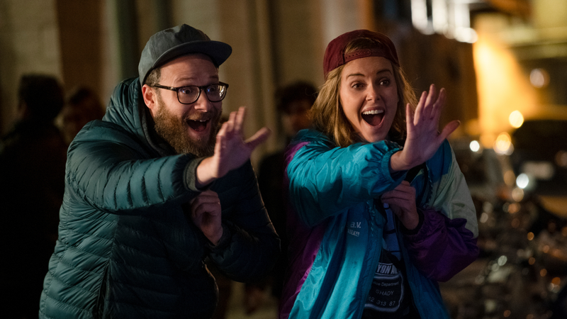 Illustration for article titled Seth Rogen woos Charlize Theron in the half-assed political rom-com Long Shot